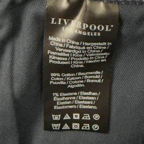 LIVERPOOL Los Angeles Mens XL The Drawstring Shorts Navy Ivory Stripe $89 - Picture 10 of 12